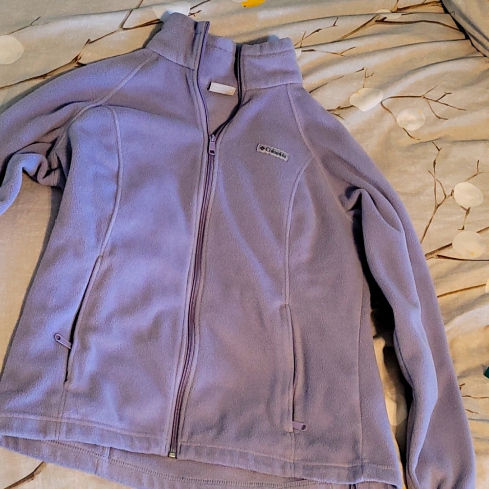 Columbia sz large zip up fleece